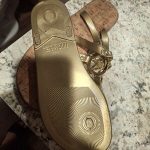 MICHAEL Michael Kors Gold Strappy Sandals